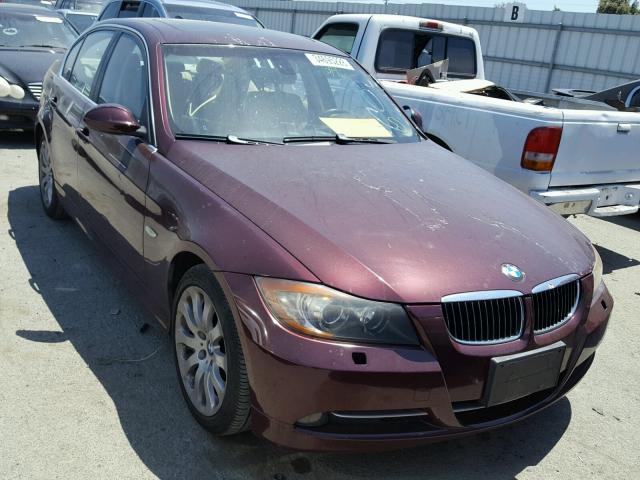 WBAVD53528A284720 - 2008 BMW 335 XI MAROON photo 1