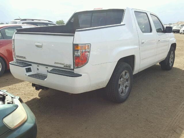 2HJYK16347H500524 - 2007 HONDA RIDGELINE WHITE photo 4