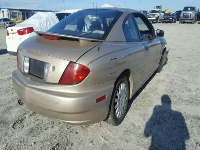 1G2JB12F247355243 - 2004 PONTIAC SUNFIRE TAN photo 4