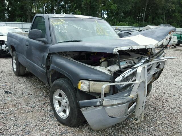 1B7HC16Z71S144396 - 2001 DODGE RAM 1500 GRAY photo 1