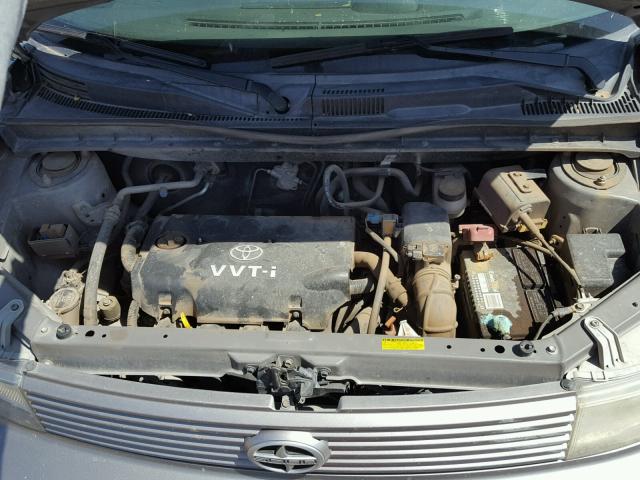 JTLKT324550189421 - 2005 TOYOTA SCION XB GRAY photo 7