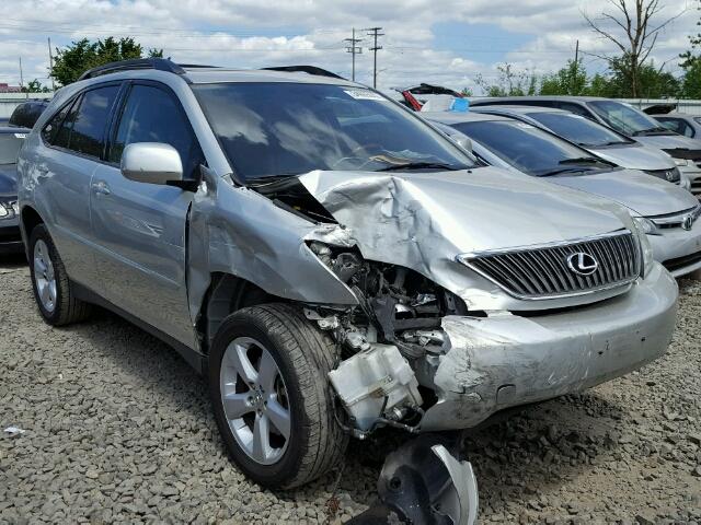 JTJHA31U440058330 - 2004 LEXUS RX 330 SILVER photo 1