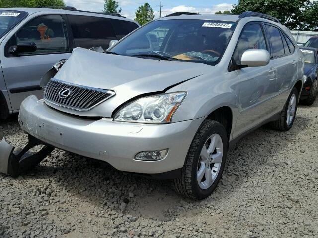 JTJHA31U440058330 - 2004 LEXUS RX 330 SILVER photo 2