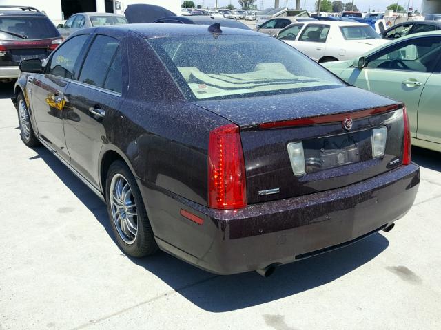 1G6DZ67A790168243 - 2009 CADILLAC STS BURGUNDY photo 3