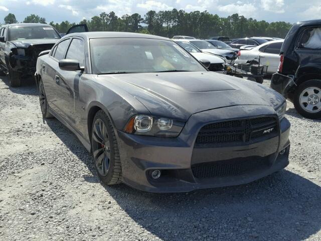 2C3CDXEJ5EH205560 - 2014 DODGE CHARGER SR GRAY photo 1