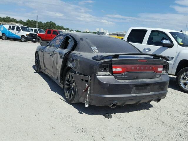 2C3CDXEJ5EH205560 - 2014 DODGE CHARGER SR GRAY photo 3