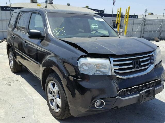 5FNYF3H45CB003833 - 2012 HONDA PILOT BLACK photo 1