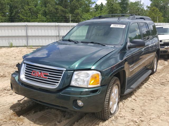 1GKES16S066102052 - 2006 GMC ENVOY XL GREEN photo 2