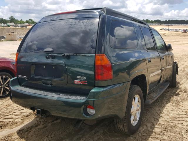 1GKES16S066102052 - 2006 GMC ENVOY XL GREEN photo 4