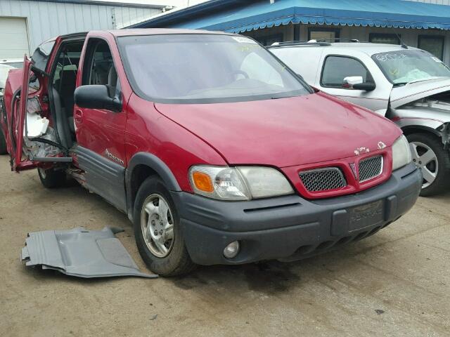 1GMDX03E4YD265864 - 2000 PONTIAC MONTANA RED photo 1