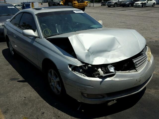 2T1CF22P63C605734 - 2003 TOYOTA CAMRY SOLA SILVER photo 1