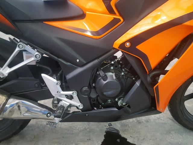 MLHNC5101G5201246 - 2016 HONDA CBR300 R ORANGE photo 9