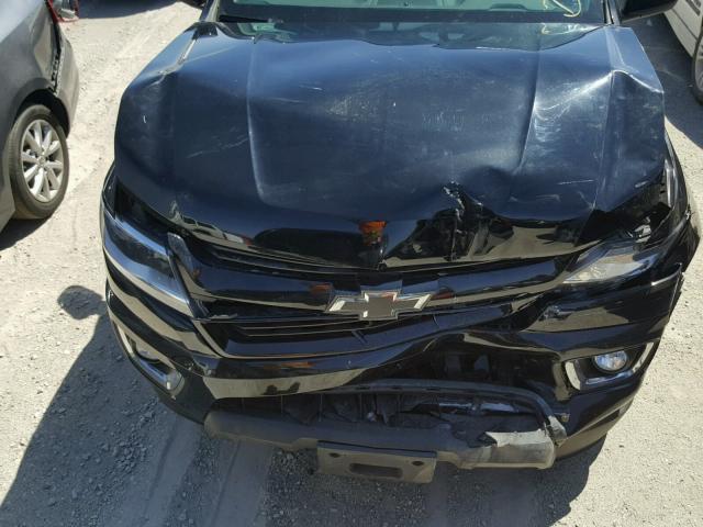 1GCGSCE35G1177872 - 2016 CHEVROLET COLORADO L BLACK photo 7
