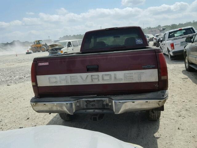 1GCGC29K0SE141601 - 1995 CHEVROLET GMT-400 C2 MAROON photo 10