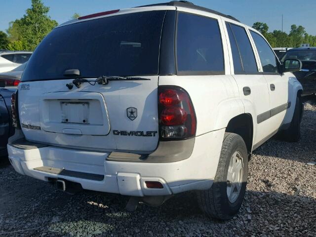 1GNDS13S532289813 - 2003 CHEVROLET TRAILBLAZE WHITE photo 4