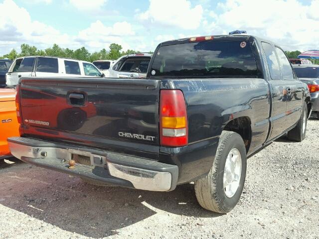 2GCEC19V721362027 - 2002 CHEVROLET SILVERADO BLACK photo 4