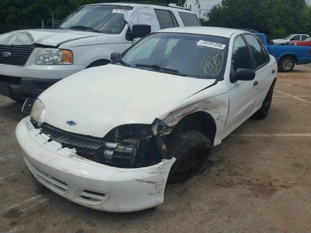 1G1JC524817364967 - 2001 CHEVROLET CAVALIER B WHITE photo 2