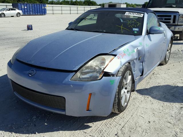 JN1AZ36A74M251952 - 2004 NISSAN 350Z ROADS BLUE photo 2