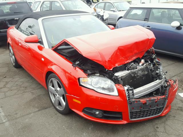 WAUAF48H29K008507 - 2009 AUDI A4 2.0T CA RED photo 1