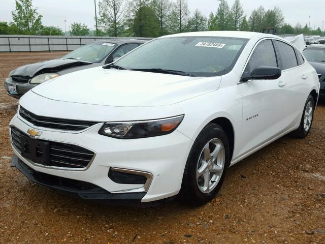 1G1ZC5ST3HF228000 - 2017 CHEVROLET MALIBU LS WHITE photo 2