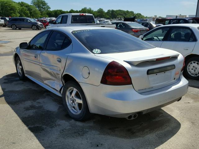 2G2WP522X41293664 - 2004 PONTIAC GRAND PRIX SILVER photo 3
