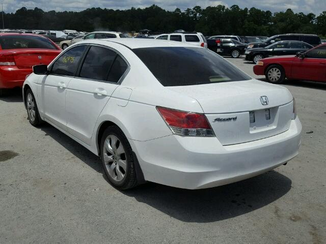 1HGCP26858A083448 - 2008 HONDA ACCORD WHITE photo 3