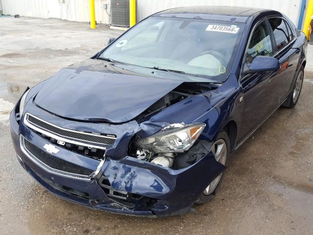 1G1ZH57B884244187 - 2008 CHEVROLET MALIBU 1LT 蓝色 照片 2