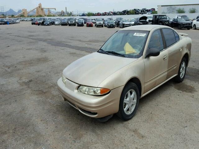 1G3NL52F73C188014 - 2003 OLDSMOBILE ALERO GOLD photo 2