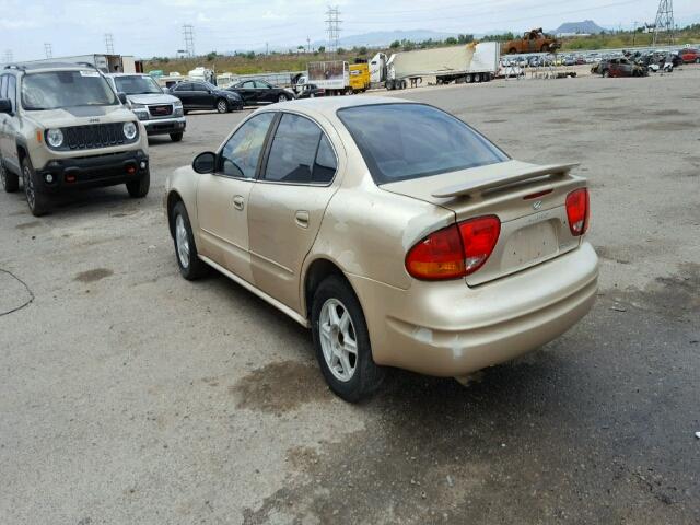 1G3NL52F73C188014 - 2003 OLDSMOBILE ALERO GOLD photo 3