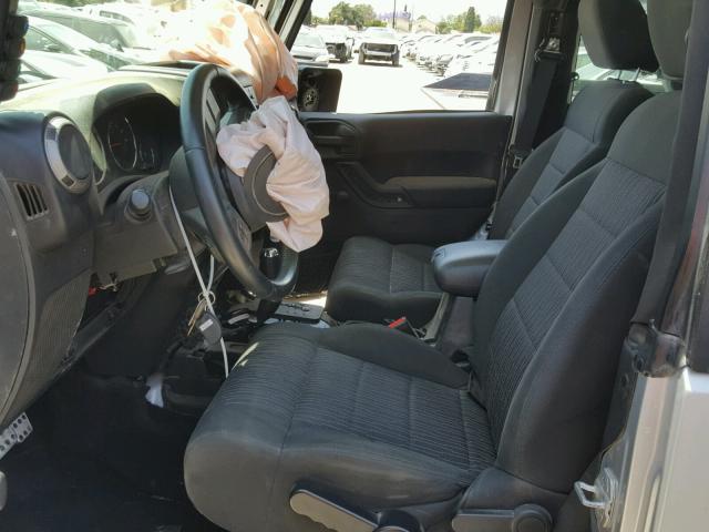 1C4AJWAG8CL254798 - 2012 JEEP WRANGLER S SILVER photo 5