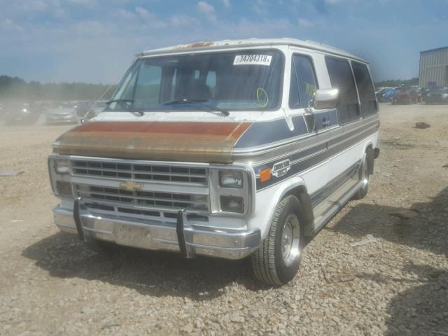 1GBEG25H4G7169584 - 1986 CHEVROLET G20 TWO TONE photo 2