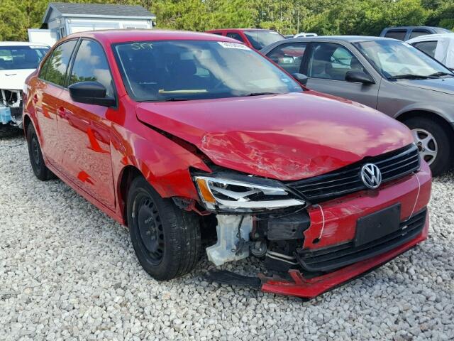 3VW2K7AJ8EM406578 - 2014 VOLKSWAGEN JETTA BASE 红色 照片 1