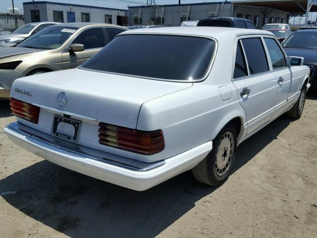 WDBCA39E5MA609836 - 1991 MERCEDES-BENZ 560 SEL WHITE photo 4