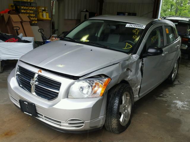 1B3HB48A69D132950 - 2009 DODGE CALIBER SX SILVER photo 2