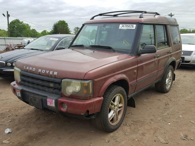 SALTY16423A790382 - 2003 LAND ROVER DISCOVERY BURGUNDY photo 2
