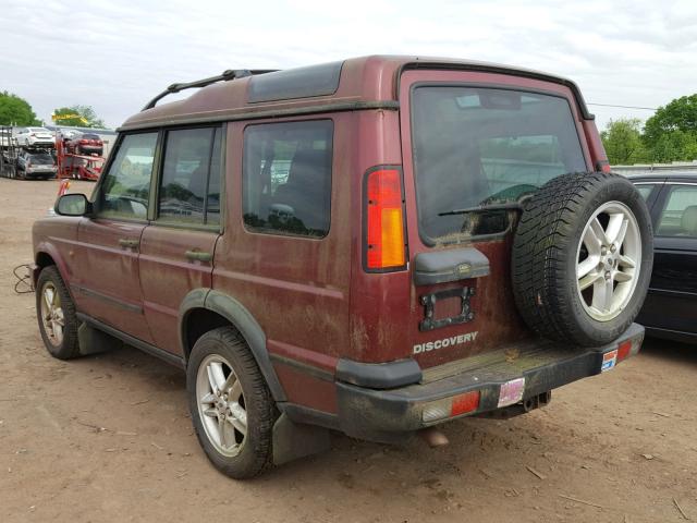 SALTY16423A790382 - 2003 LAND ROVER DISCOVERY BURGUNDY photo 3