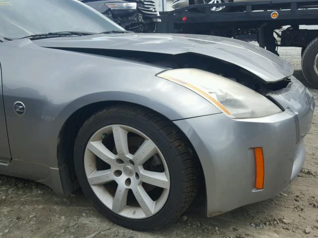 JN1AZ34EX3T016410 - 2003 NISSAN 350Z COUPE SILVER photo 9