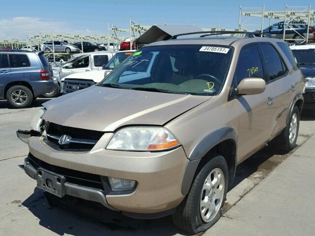 2HNYD18871H516872 - 2001 ACURA MDX GOLD photo 2