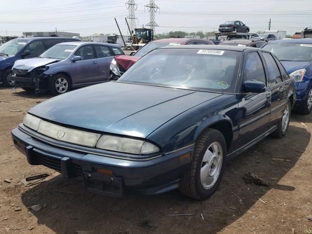 1G2WJ52M5RF290707 - 1994 PONTIAC GRAND PRIX GREEN photo 2