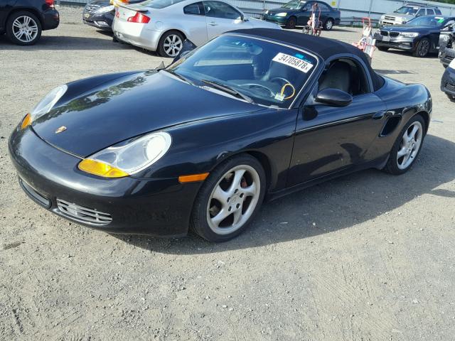 WP0CB2980YU663052 - 2000 PORSCHE BOXSTER S BLACK photo 2