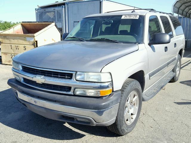 3GNEC16T34G317901 - 2004 CHEVROLET SUBURBAN C SILVER photo 2