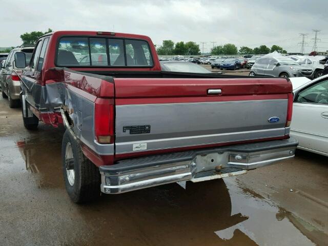 1FTHX25H0VEA61447 - 1997 FORD F250 RED photo 3