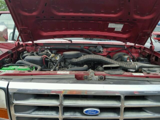 1FTHX25H0VEA61447 - 1997 FORD F250 RED photo 7