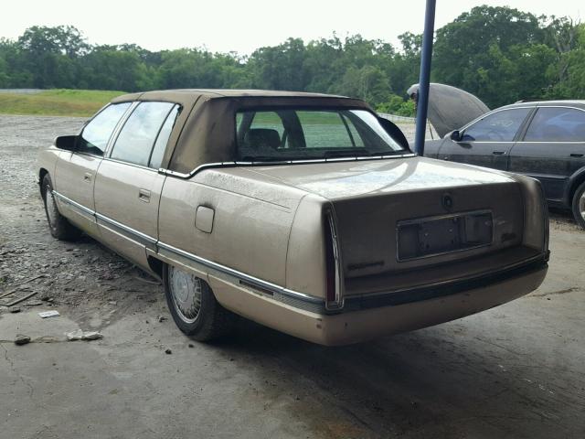 1G6KF52Y6SU280609 - 1995 CADILLAC DEVILLE CO GOLD photo 3