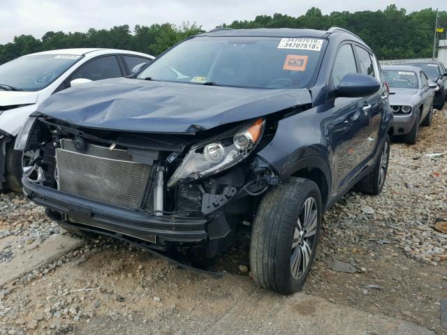 KNDPC3AC9G7827237 - 2016 KIA SPORTAGE E BLUE photo 2