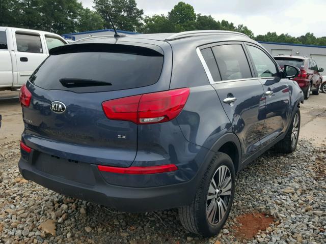 KNDPC3AC9G7827237 - 2016 KIA SPORTAGE E BLUE photo 4