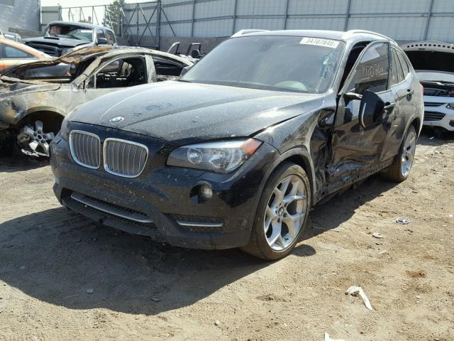 WBAVL1C54EVY19482 - 2014 BMW X1 XDRIVE2 BLACK photo 2