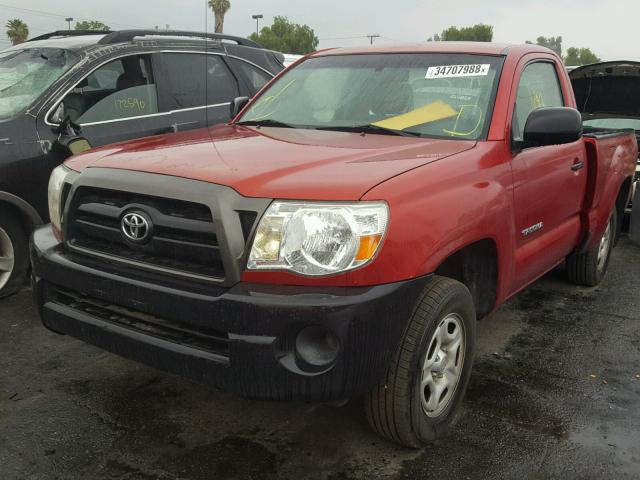 5TENX22N46Z200832 - 2006 TOYOTA TACOMA RED photo 2