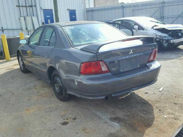 4A3AA46HX3E087156 - 2003 MITSUBISHI GALANT ES GRAY photo 3