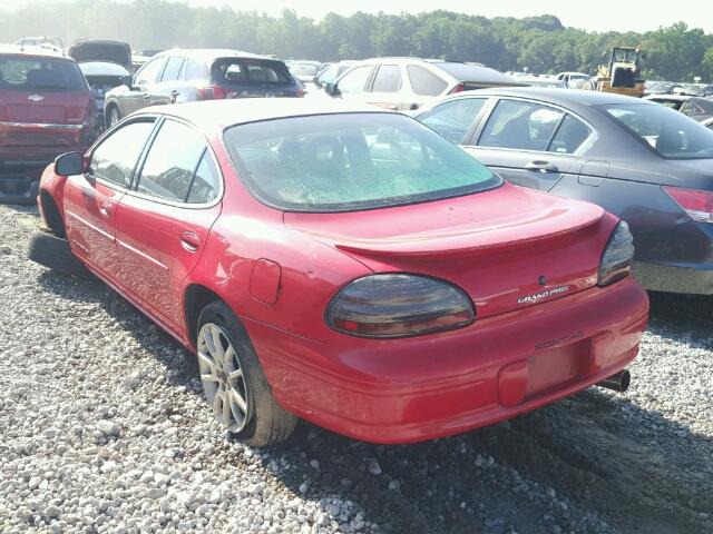 1G2WJ52M4XF305095 - 1999 PONTIAC GRAND PRIX RED photo 3